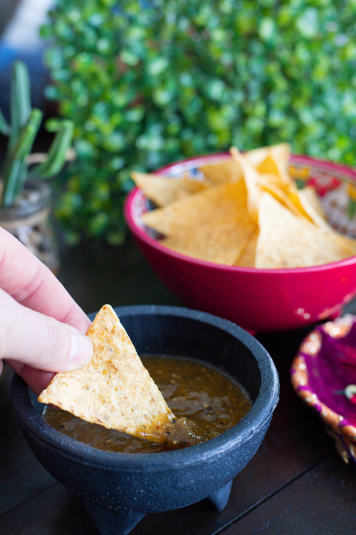 Roasted Red Tomatillo