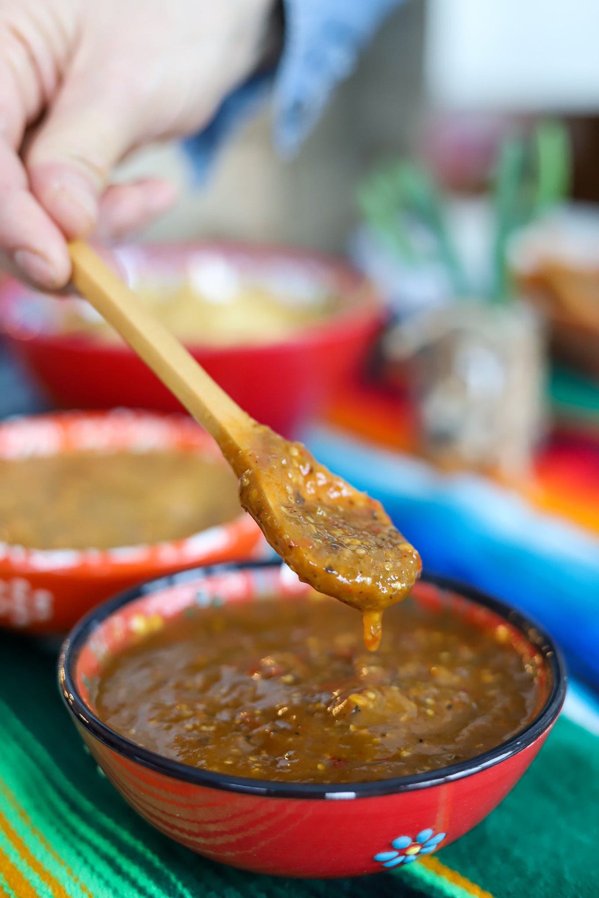 Roasted Red Tomatillo